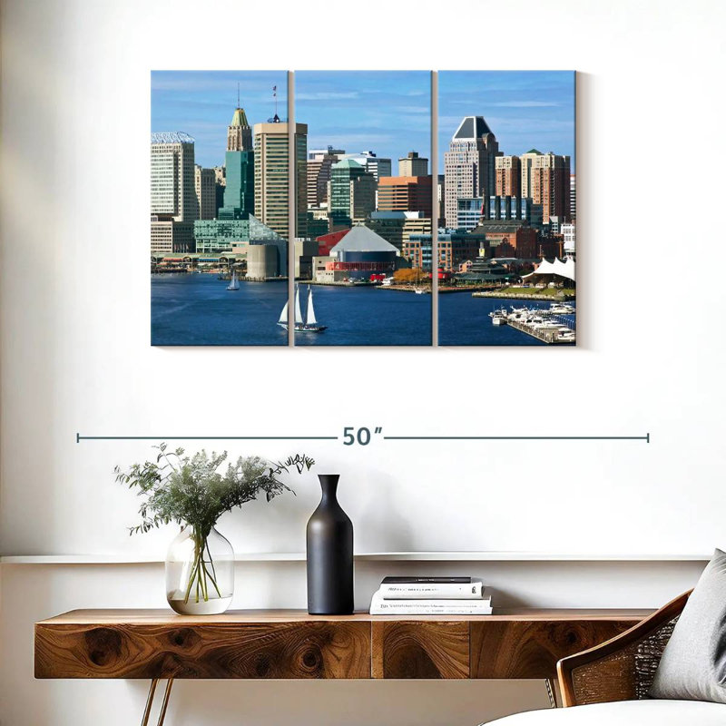 Nicci Inner Harbor Baltimore, 24" H x 38" W