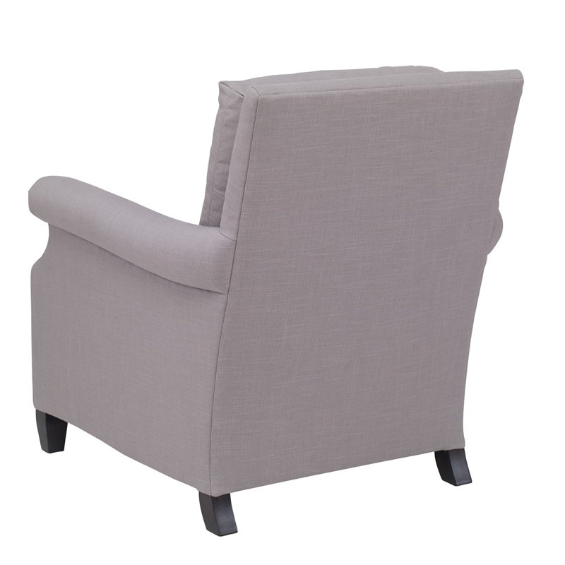 Chartwell Armchair, Tobacco, F1458-Leaf Cotton Blend