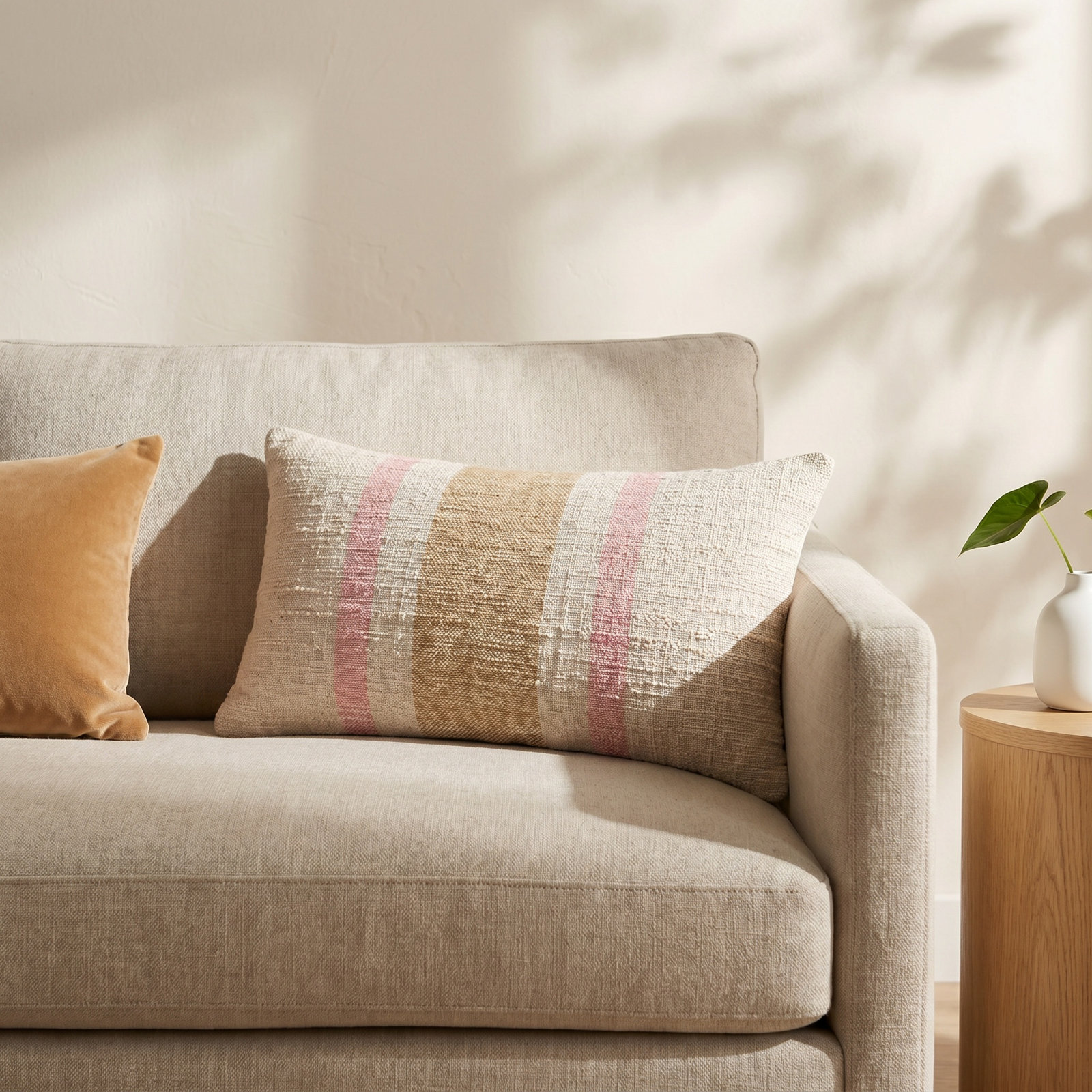 24" x 14" Cotton Pillow Cover