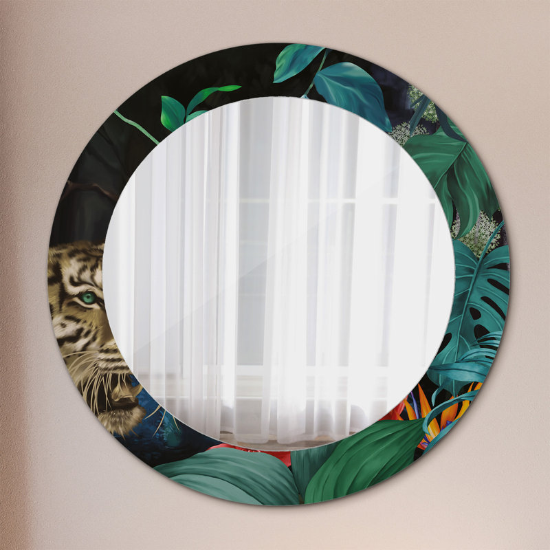 Huldar Glass Flat Wall Mirror