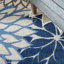 Ciann Floral Blue Multicolor Indoor / Outdoor Area Rug-935713476