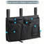 Bedside Caddy Grand sac de rangement pour lit superposé, lits d'hôpital, rails de lit de bébé-708848121