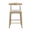 Ensemble de tabourets de comptoir en tissu d'inspiration moderne avec dossier incurvé confortable et repose-pieds ergonomique-992357435-992357433