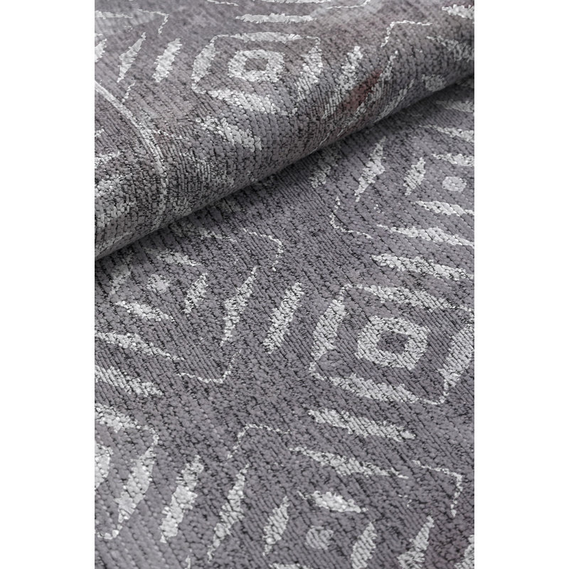Alegria Machine Woven Grey Indoor Rug, Rectangle 160 x 230cm