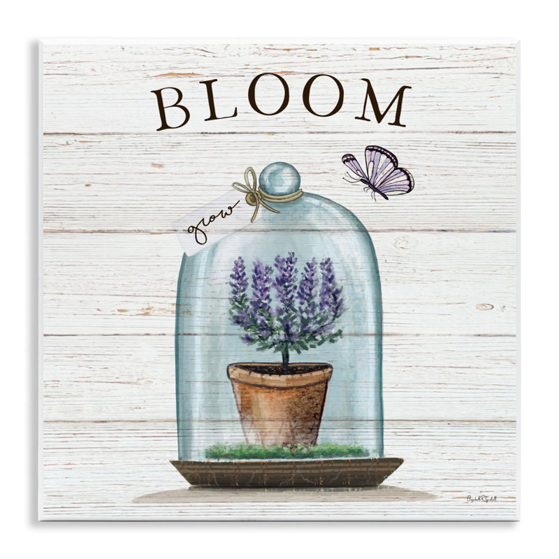 Plaque murale Cottage Bloom, en pot Bell, design par Elizabeth Tyndall