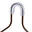 Serviteur de douche suspendu en acier inoxydable Nye