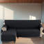 Housse de canapé réversible en forme de L - Housse de canapé modulaire Protection and Elegance-392722942-392722885