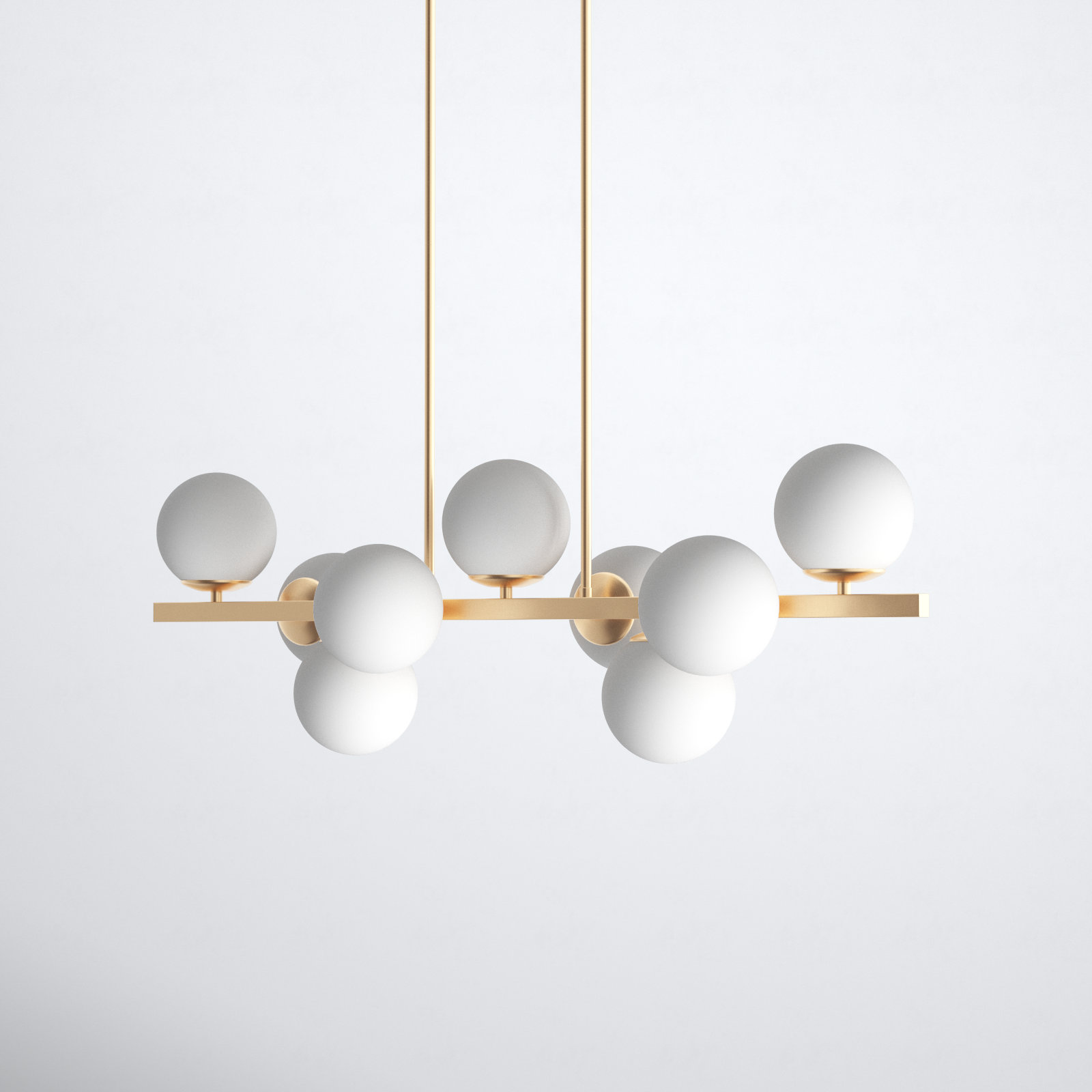 Viola 9 - Light Metal Dimmable Chandelier