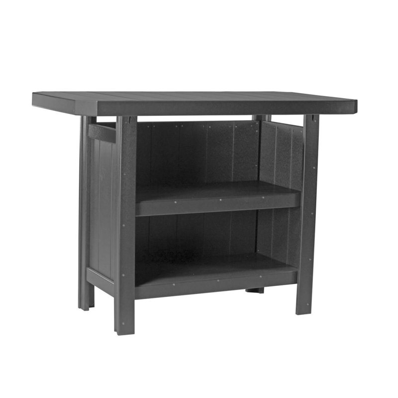 Table 42" rectangulaire Peytin, Noir