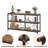 Industrial Farmhouse Bookshelf, 55" Wide 3-Tier Storage Shelf With Metal Frame, 270 Lbs Capacity Per Shelf, For Living Room, Office & Bedroom-1781085065