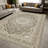 1PC Vintage Persian Floral Medallion Neutral Tone area rugs for Living Room, Soft and Comfortable, Suitable for all seasons, easy-to-maintain, machine washable Indoor floor mat, Under Table Farmhouse suitable for dining room, bedroom, entryway,-210041462