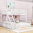 Full XL over Queen Wood Bunk Bed with Ladder and Guardrails-268964455-300845787