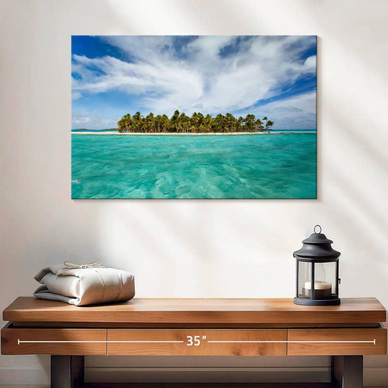 Gillard Bahamas Island, H 16 po x l 24 po
