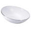 Golden Rabbit Red Swirl Catering Bowl