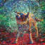 « collie », reproduction d’art sur toile iris scott-20931303