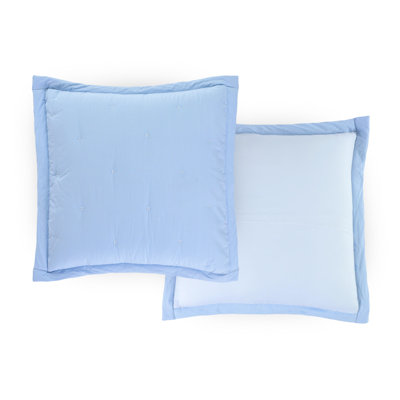 Southern Tide Darien Euro Blue/White Sham
