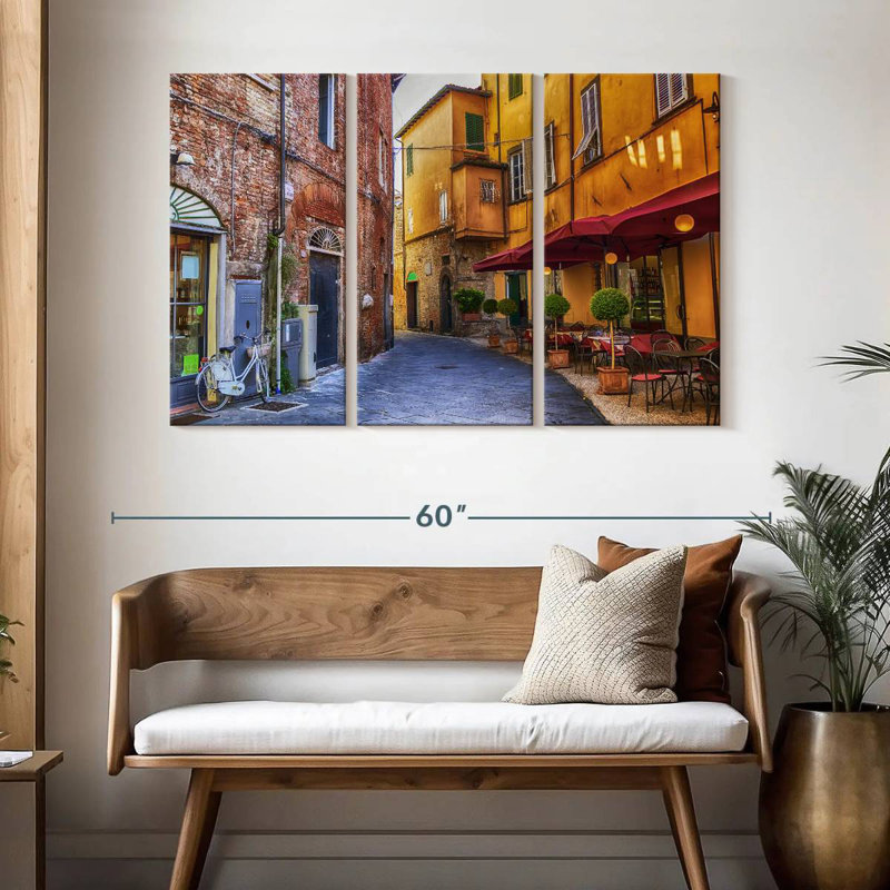 Sirci Street à Lucca, H 32 po x l 50 po
