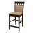 Sarwa Square Counter Height Dining Set Brown and Tan-902094666