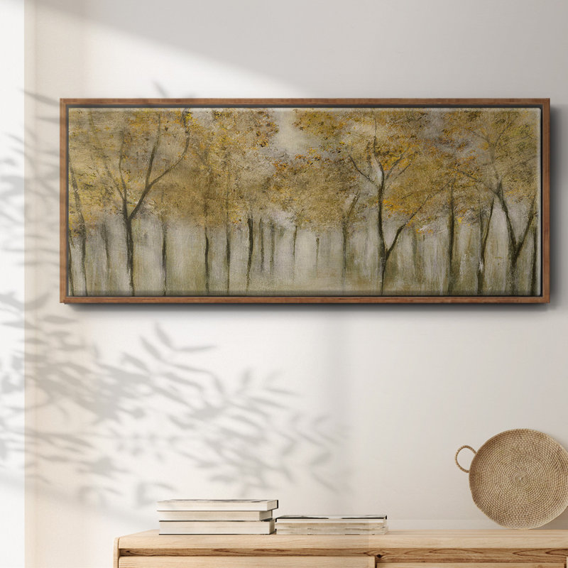 Golden Spring- Framed Canvas, 20" H x 50" W
