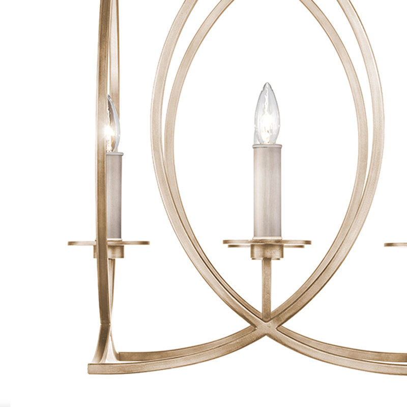 Lustre carré 19,5 po Cienfuegos, Doré clair