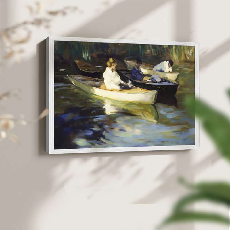 Nautical Series-XV - Reproduction encadrée - Restickable, H 8 po x l 10 po, Blanc