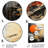 Golden Orange Moon Shapes - Abstract Metal Wall Art Decor-1305014815