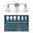 Vanity Light for Bathroom/Hallways/ Dressing Room Clear Glass Shade-469246458-453774577