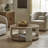 Uttermost Maulet Round Oak Coffee Table