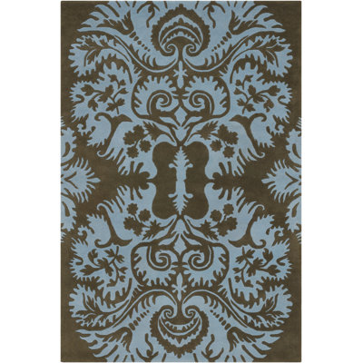 Burchell Performance Wool Floral Indoor Rug