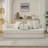 Chenille Convertible Sofa Bed: Foldable Mattress Couch, Floor Lounge, Armrest Support-299494758