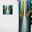Baldev - Abstract Geometric Black And Green IV - Modern Velvet Curtain - Room Darkening - 1 panel-1819035573