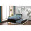 Lit plateforme simple avec lit gigogne