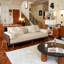 Canapé-lit en lin et coton rembourré avec pieds en bois massif de 82,7 po Grimpante-306204246-324826928