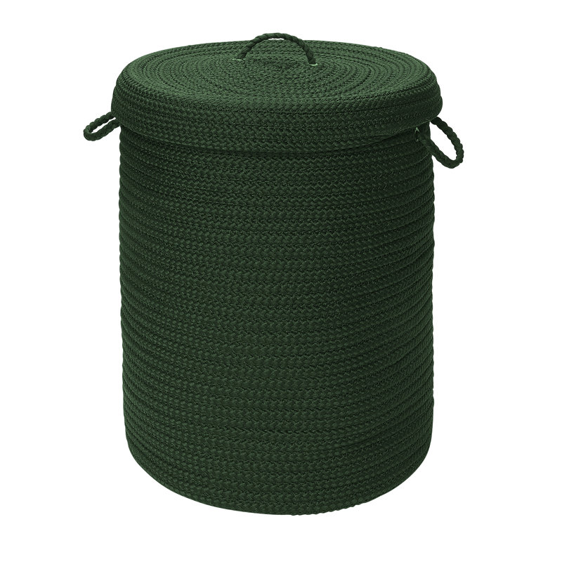 Panier à linge Manor, Grand format : H 30 po x l 18 po x P 18 po, Vert foncé