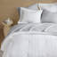 Ensemble d'édredon à rayures 7 pièces avec draps, taies décoratives et taies d'oreiller