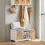Kari Polyester Upholstered Storage Bench-1240060828