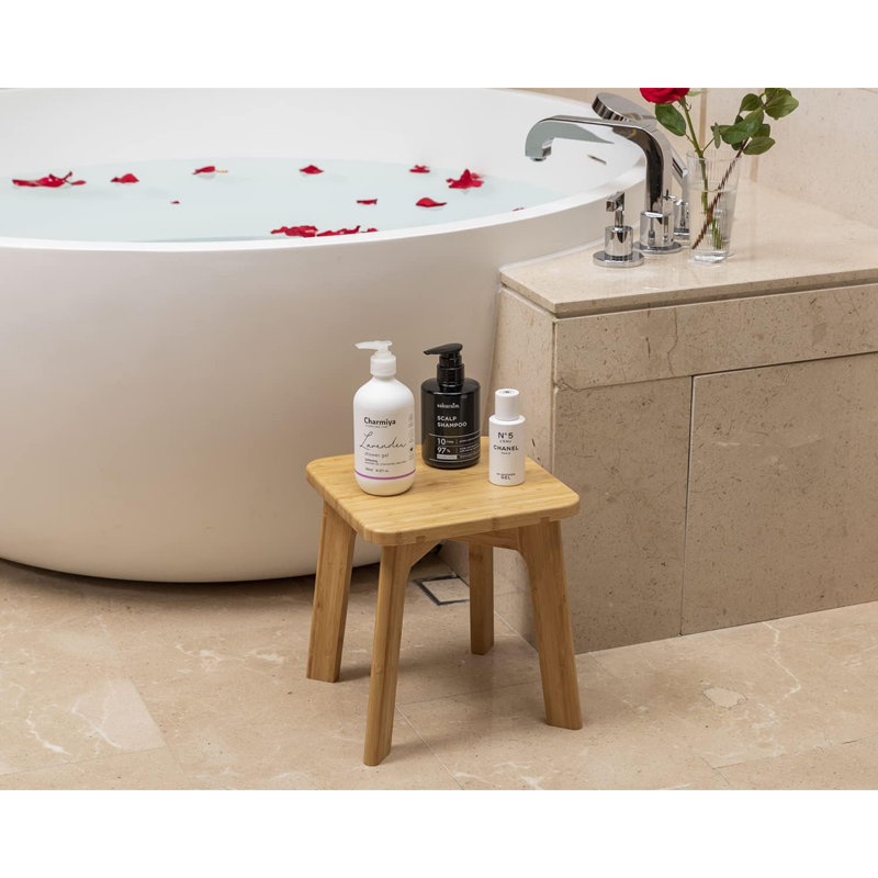 Niangua 9.65'' W Bamboo Shower Bench