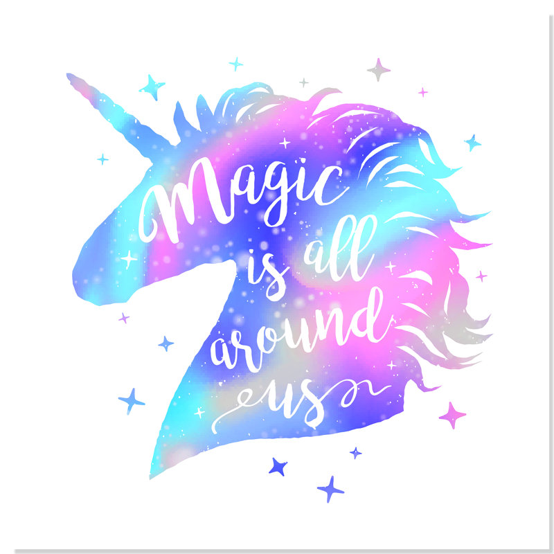 «Magic Is All Around Us», impression sur papier, H 36 po x l 36 po x P 1 po, Papier