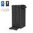 Edrosie Inc 31 Gallon Resin Outdoor Trash Cans with Lids, Black Patio Hideaway Garbage Bins-136901134