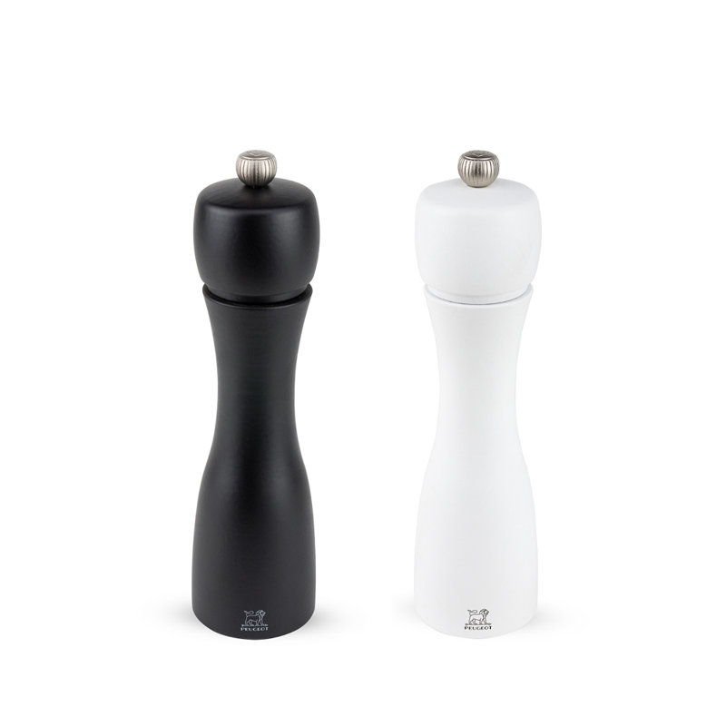 Tahiti Duo Salt and Pepper Grinder Set, 8" H x 2" W x 2" D