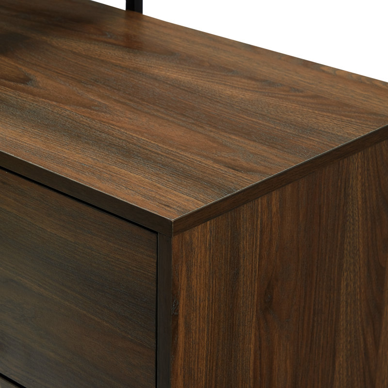4 - Drawer Chest of Drawers, Dark Walnut