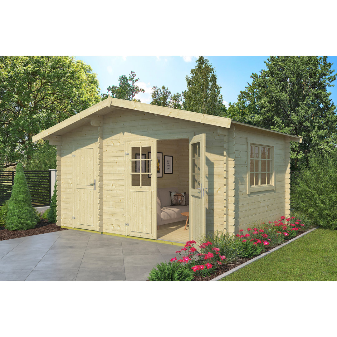 Lasita Keila 34 - 14 x 9.5 Ft. 2-Room Summerhouse With Single Glazing (34mm)
