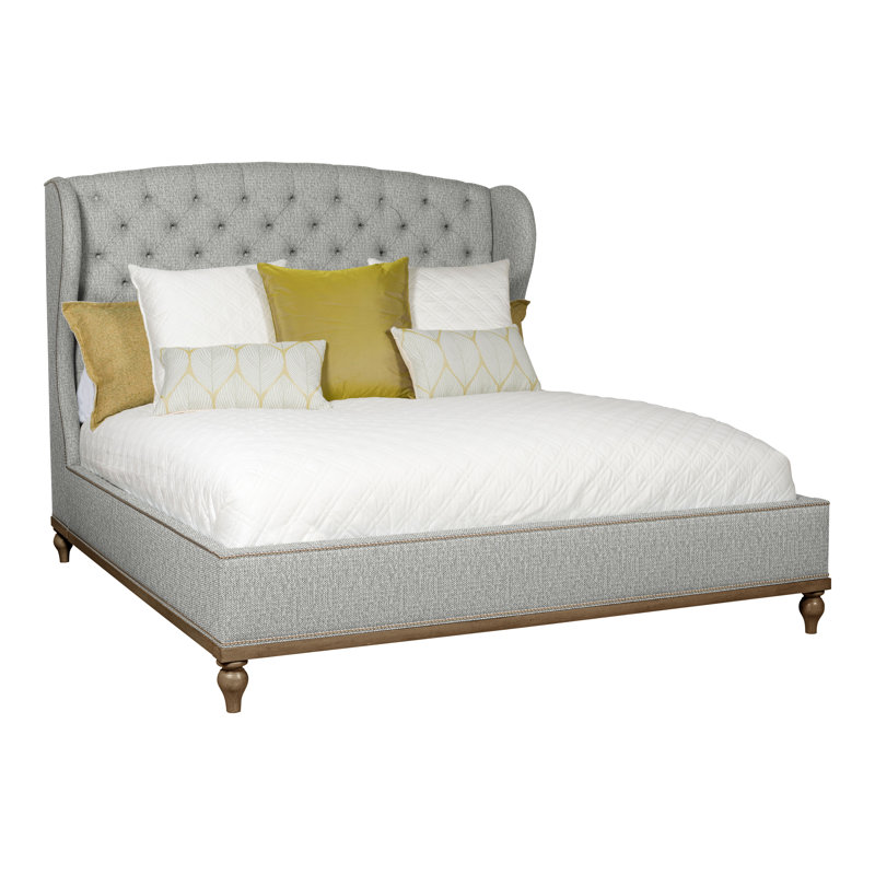 Emma King Bed, Tarbee Dove, Hampton, Yes