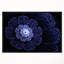 «Glittering Bright Blue Fractal Flower», reproduction d'impression sur toile tendue-63678443-26686830