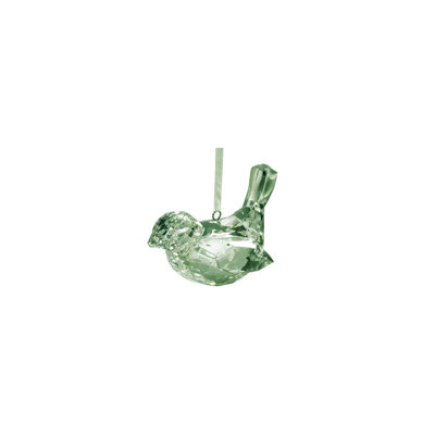 Figurine suspendue oiseau acrylique