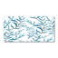 50cm W x 100cm L Glass Peel and Stick Panel