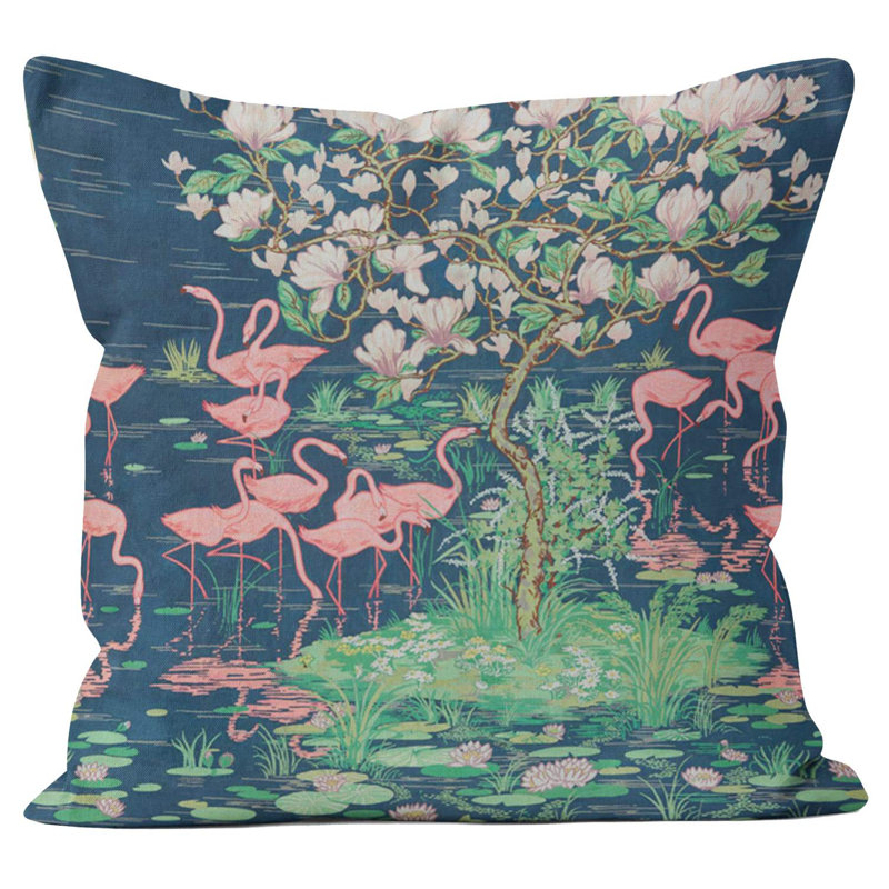 Floral Square Cushion