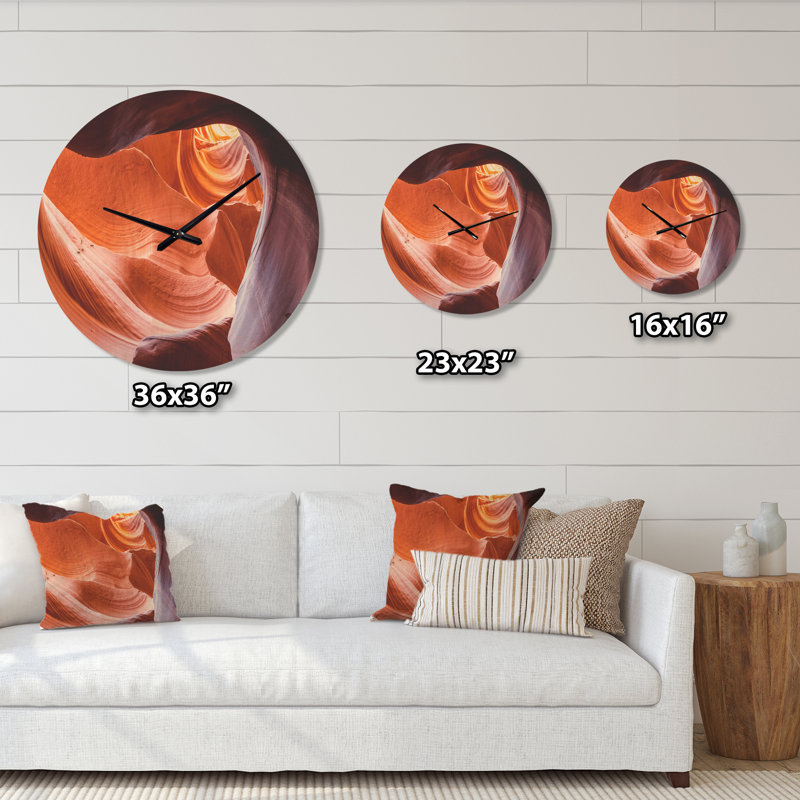 Horloge murale Antelope Canyon, Grand