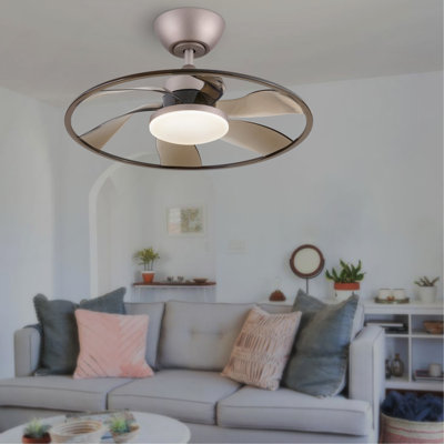 Light Pro 22 po Ventilateur de plafond DEL pour café avec télécommande