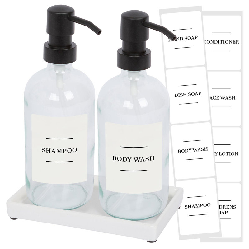 Bathroom Accessory, Clear/White